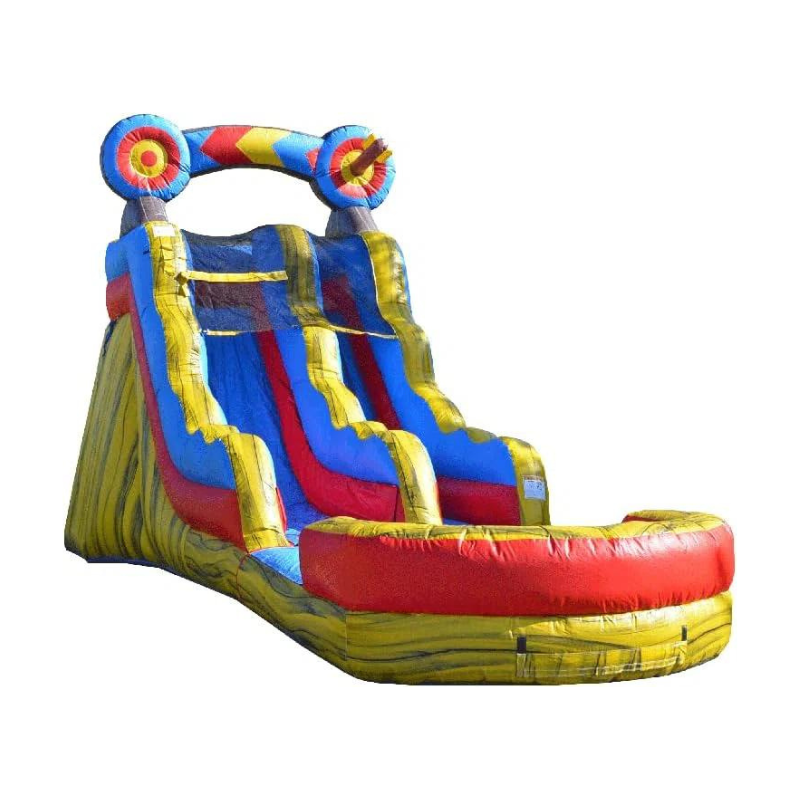 Bullseye Target 15 Ft Water Slide With Splash Pool - Image 4