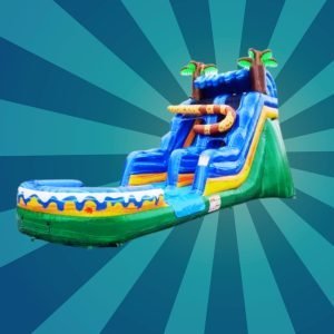 Hidden Jaguar Tail 16ft Waterslide w/ Splash Pool