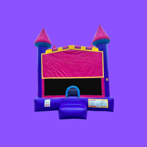 Pink Castle Bounce House